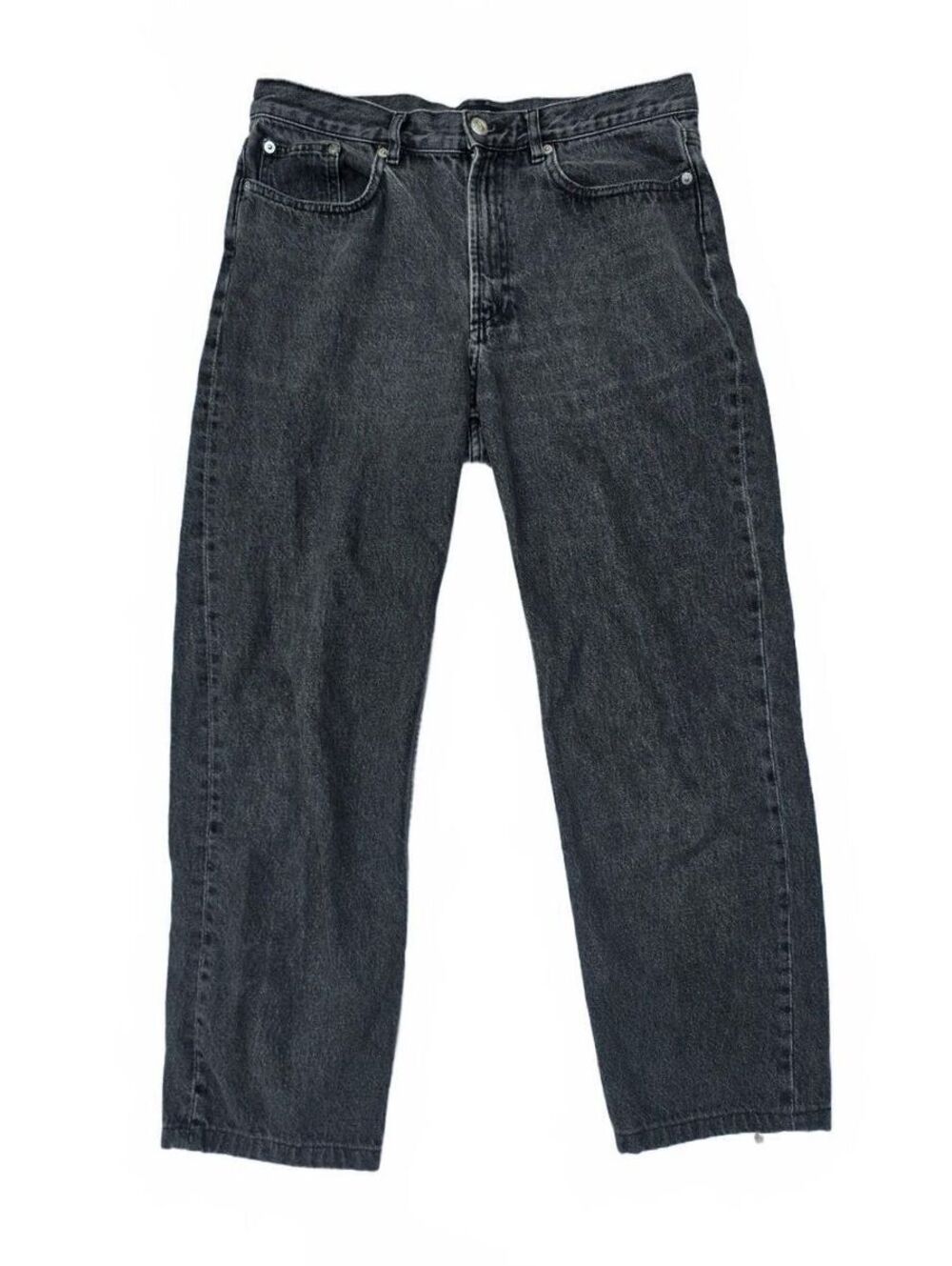 A.P.C. Jean Touuit Grey Stone Wash Straight Slim Jeans 31x26 Zipper Fly